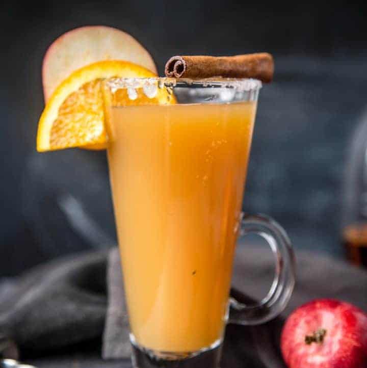 BOURBON SPIKED HOT APPLE&nbsp;CIDER