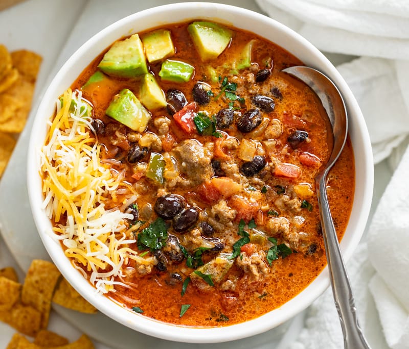 Here is a Delicious & Easy Winter Dinner Recipe for Taco&nbsp;Soup!
