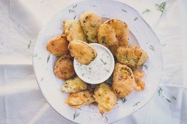 Game Day Bites: Effortless Tailgating Eats #16 Fried Pickles with Homemade Ranch&nbsp;Dressing
